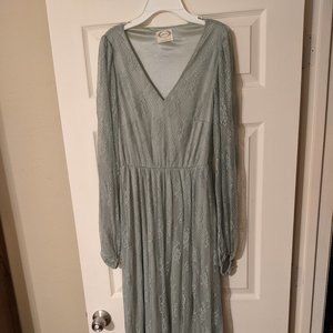 Joyfolie Maxi Dress in Seaglass